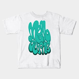 Melbourne Text - Arcadia green Kids T-Shirt